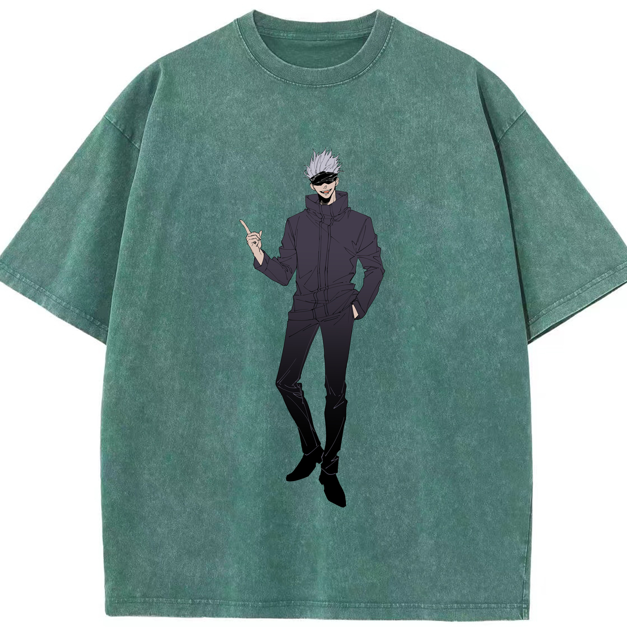 （画像用） 呪術廻戦 Jujutsu Kaisen 綿100% ヴィンテージ風 半袖Tシャツ（フロントプリント）